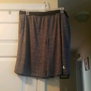 Addidas blk and gray shorts